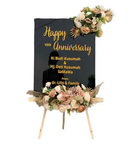 Papan Bunga Akrilik kesamben blitar